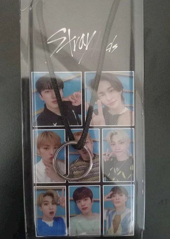 Gri Minimalist Yüzük Kolye Stray Kids Yazılı - Görsel 4