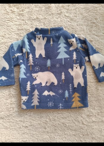 Renkli Baskılı Bebek Erkek Polar - Görsel 2