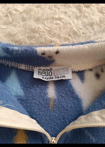 Renkli Baskılı Bebek Erkek Polar - Görsel 3