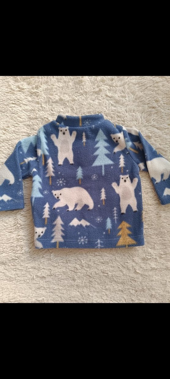 Renkli Baskılı Bebek Erkek Polar - Görsel 2