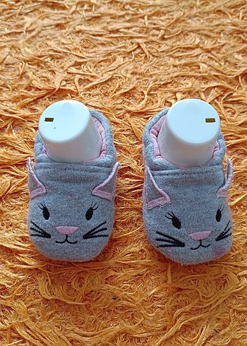 Gri Kız Çocuk Sıcak Panduf - Görsel 2