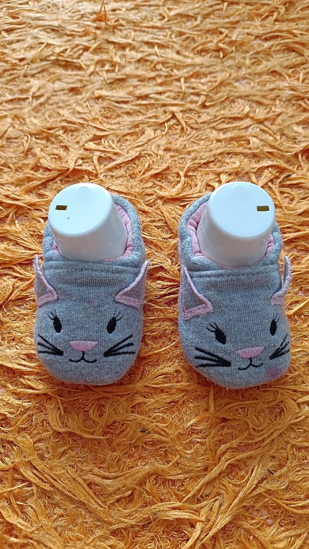 Gri Kız Çocuk Sıcak Panduf - Görsel 2