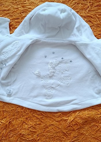 Kapüşonlu Çıtçıtlı Kız Çocuk Ceketi - Görsel 2