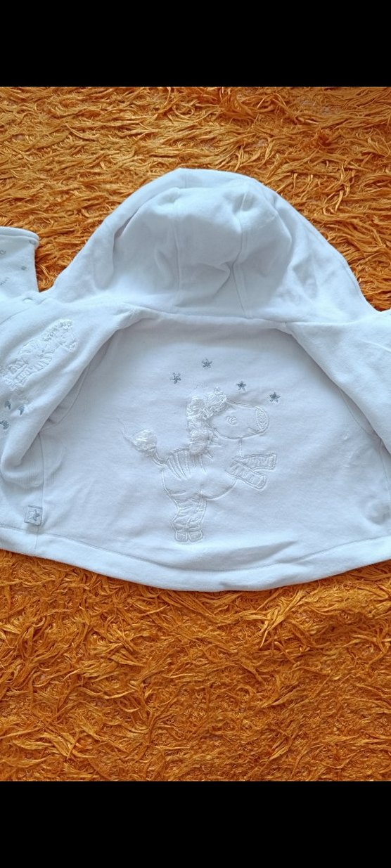 Kapüşonlu Çıtçıtlı Kız Çocuk Ceketi - Görsel 2