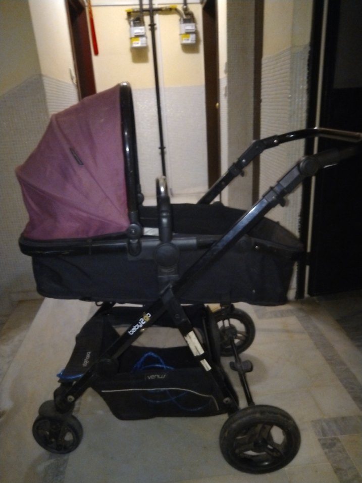Baby2go Bebek arabası ana kucağı alt sepeti kapana bilir branda - Görsel 2