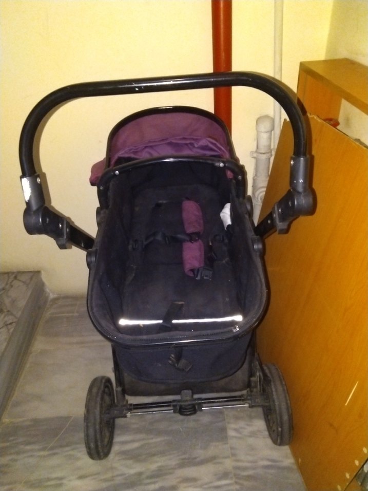 Baby2go Bebek arabası ana kucağı alt sepeti kapana bilir branda - Görsel 4