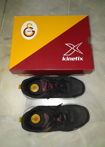 Siyah Erkek Spor Ayakkabı Velcro Bağcıklı - Görsel 4