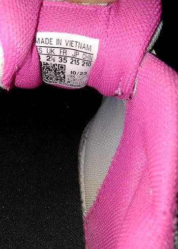 Kız Çocuk Pembe Adidas Cırtlı Spor Ayakkabı 35 numara - Görsel 6