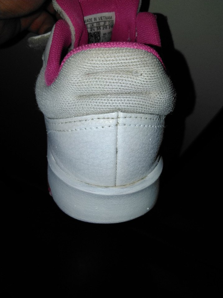 Kız Çocuk Pembe Adidas Cırtlı Spor Ayakkabı 35 numara - Görsel 4