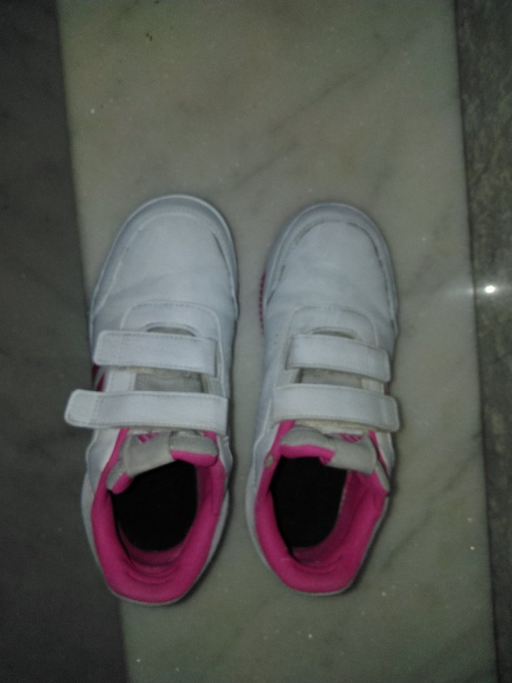 Kız Çocuk Pembe Adidas Cırtlı Spor Ayakkabı 35 numara - Görsel 3