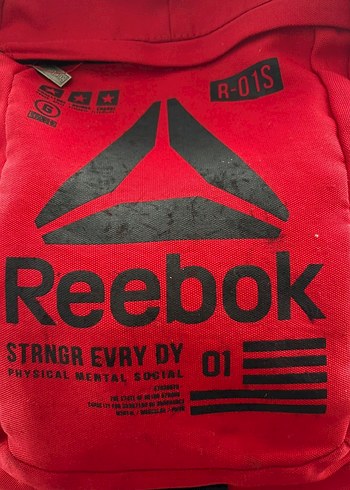 Reebok Kırmızı Fermuarlı Erkek Sırt Çantası - Görsel 3