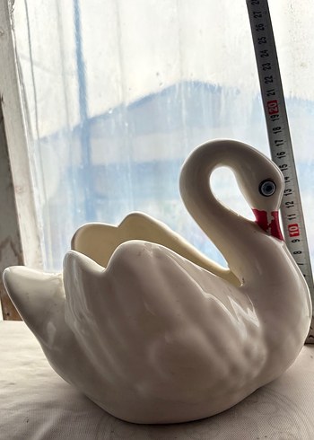 Beyaz Kuğu Figürin - Görsel 6