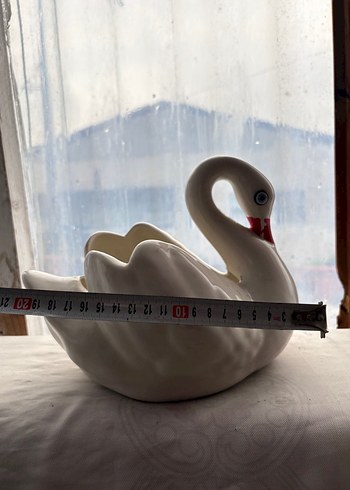 Beyaz Kuğu Figürin - Görsel 7