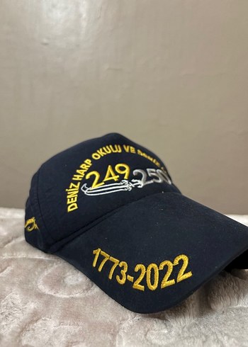 Lacivert Nakışlı Erkek Spor Şapka - Görsel 3