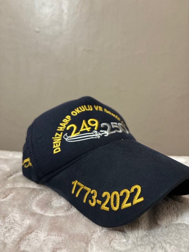 Lacivert Nakışlı Erkek Spor Şapka - Görsel 3
