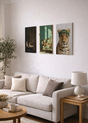 Çita Temalı Dekoratif Posterler - Görsel 3