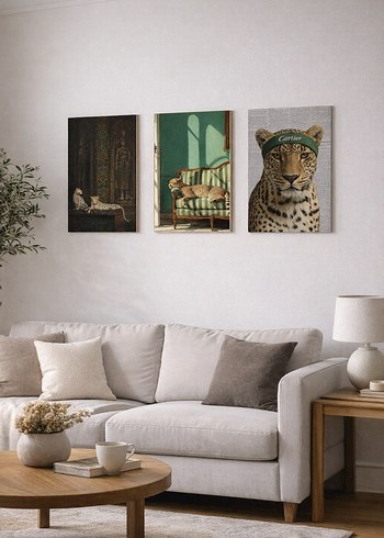 Çita Temalı Dekoratif Posterler - Görsel 2