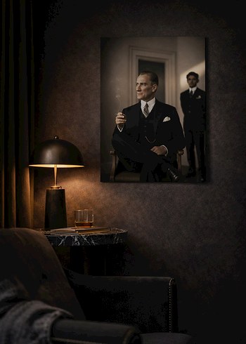 Özel Tasarım Mustafa Kemal Atatürk Poster - Görsel 3