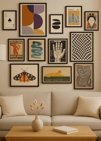 Kişiye Özel Ölçü Minimal Poster|Modern Duvar Sanatı - Görsel 2