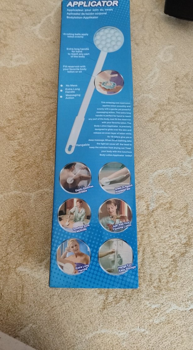 Uzun Saplı Vücut Losyonu Uygulayıcı - Görsel 5