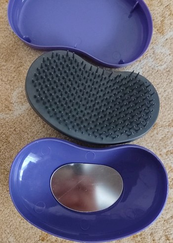 Aynalı Taşınabilir Saç Fırçası - Görsel 2