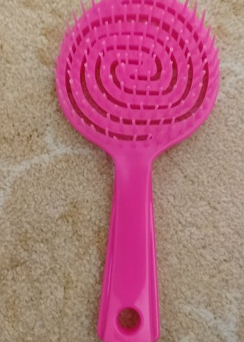 Pembe Plastik Saç Fırçası - Görsel 5