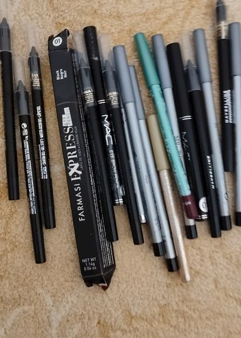Çeşitli Siyah ve Gri Göz Kalemleri - Görsel 2