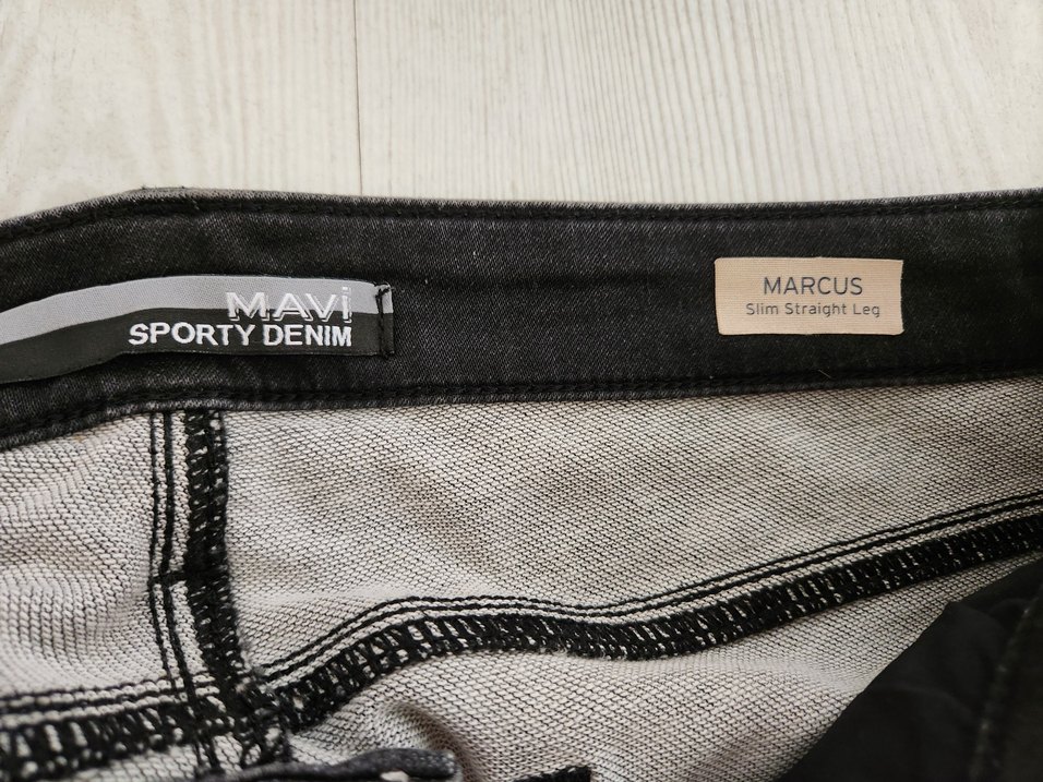 Erkek Siyah  Slim Kot Pantolon - Görsel 2