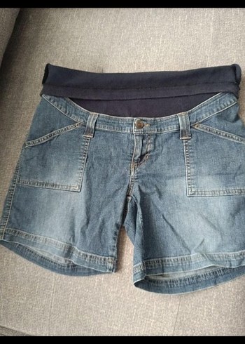 Hamile Kot Şort Pantolon - Görsel 4