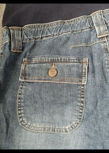 Hamile Kot Şort Pantolon - Görsel 6