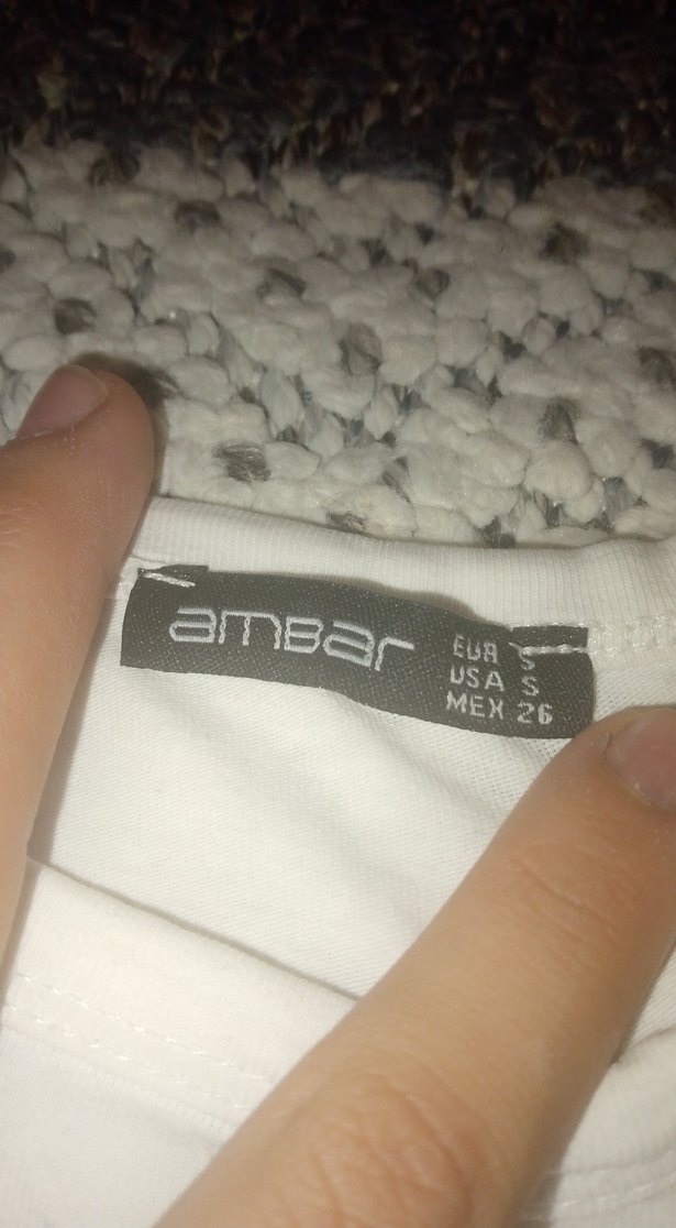 Beyaz Kelebek Baskılı Crop/Tişört - Görsel 2