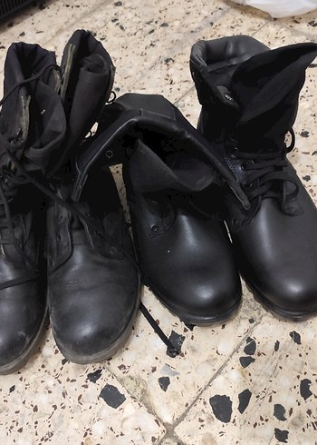 Siyah Kamuflaj Desenli Erkek bot - Görsel 4