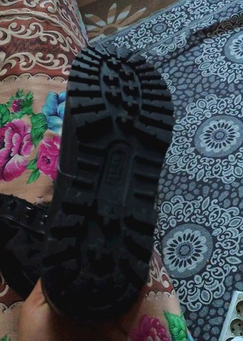 Siyah Kamuflaj Desenli Erkek bot - Görsel 2