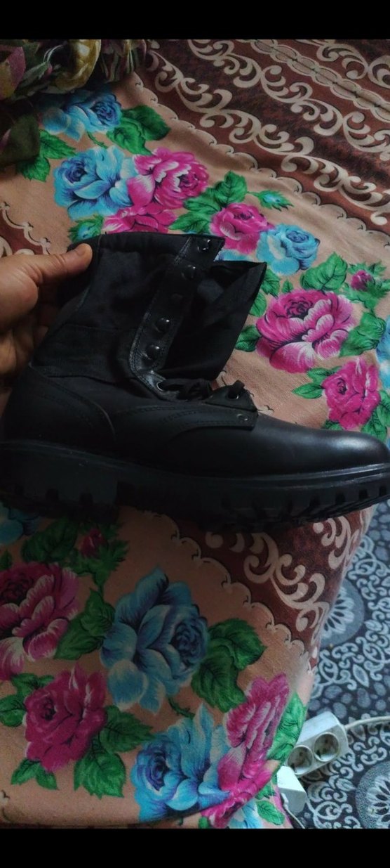 Siyah Kamuflaj Desenli Erkek bot - Görsel 3