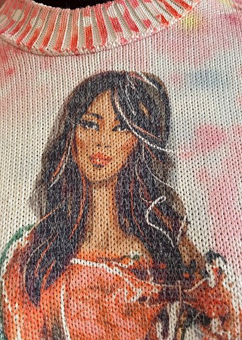 DİJİTAL BASKI TÜYLENMEZ KADIN TRİKO - Görsel 3