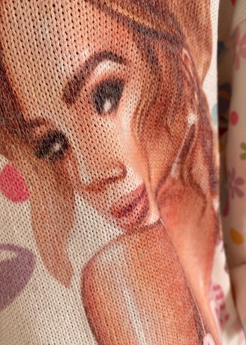 DİJİTAL BASKI TÜYLENMEZ KADIN TRİKO - Görsel 3