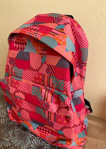 Renkli Bohem Kadın Sırt Çantası - Görsel 2