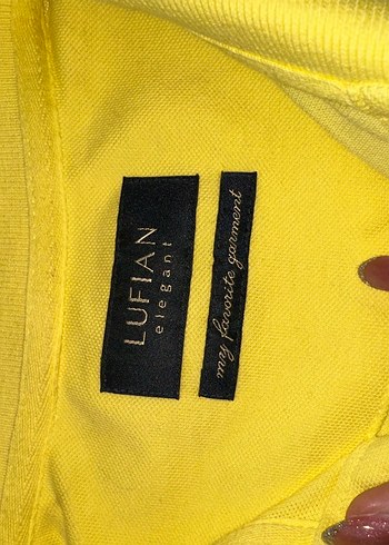 Sarı Düğmeli Erkek Polo Yaka Tişört lufian - Görsel 3