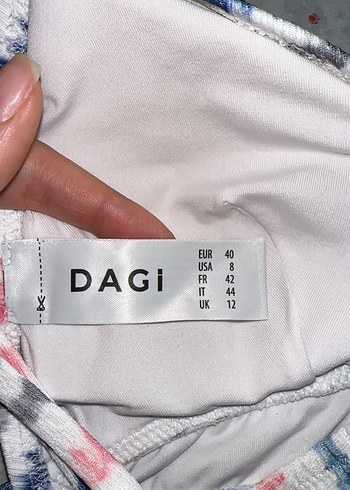 Bohem Çok Renkli Pilili İpli Bikini Üstü dagi marka - Görsel 3