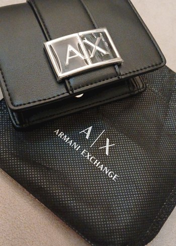 Armani Exchange Siyah Deri Kadın Cüzdan - Görsel 3
