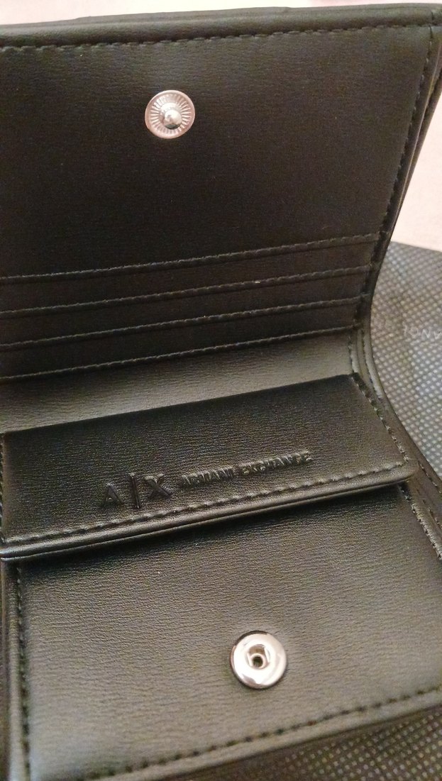 Armani Exchange Siyah Deri Kadın Cüzdan - Görsel 2