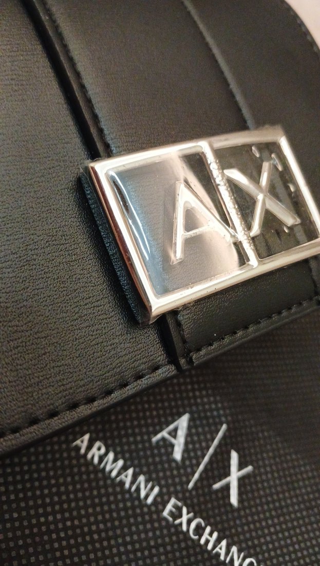 Armani Exchange Siyah Deri Kadın Cüzdan - Görsel 4