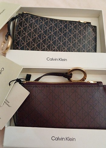 Calvin Klein Kahverengi Deri Kadın Cüzdan - Görsel 2