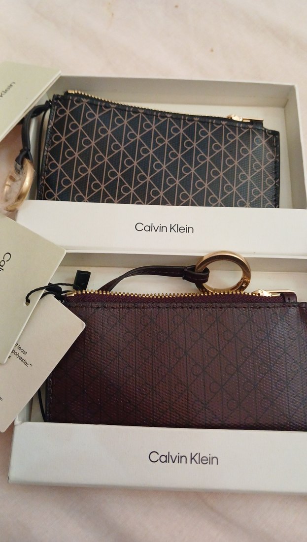 Calvin Klein Kahverengi Deri Kadın Cüzdan - Görsel 2