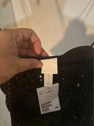H&M Crop askılı bluz
