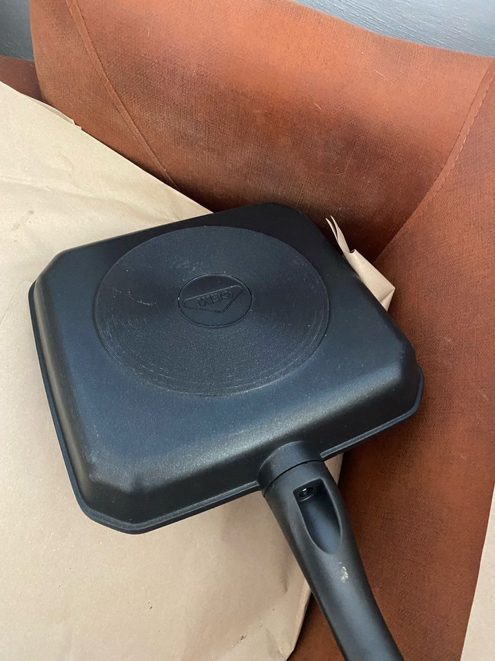 Kare Izgara Tava, Kahverengi Saplı - Görsel 2