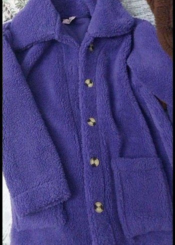 Kadın yumuş kaşe kaban - Görsel 3