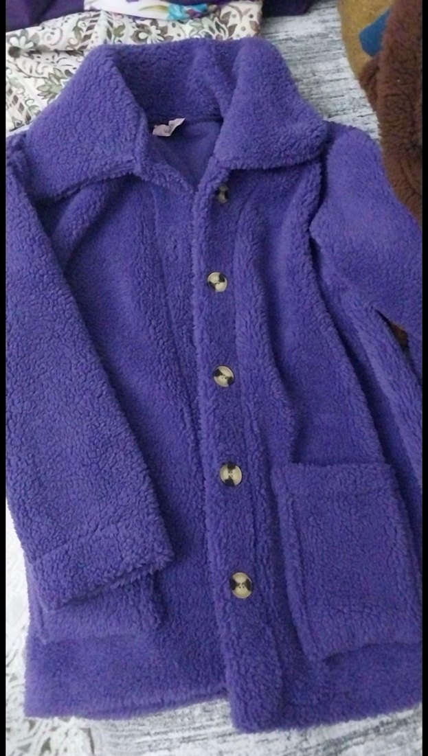 Kadın yumuş kaşe kaban - Görsel 3