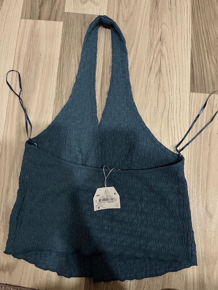 Bohem V Yakalı Kadın crop - Görsel 2