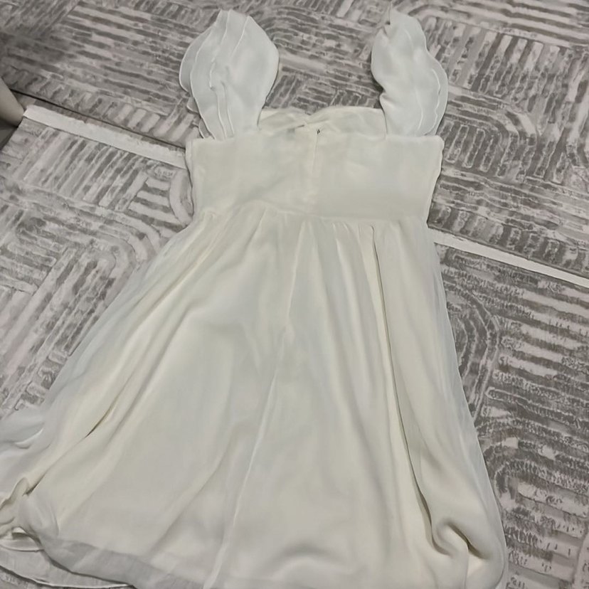 Beyaz  Elbise - Görsel 3